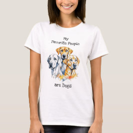 Meine Lieblingsmenschen sind Hunde T-Shirt