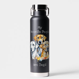 Meine Lieblingsmenschen sind Hunde Trinkflasche