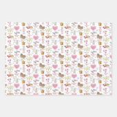 Meine Lieblingsmusik Niedlich Gezeichnet Geschenkpapier Set (Vorderseite)