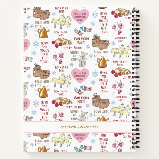 Meine Lieblingsmusik Personalisiert Notizblock (Rückseite)