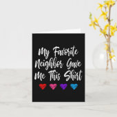 Meine Lieblingsnachbarn hat mir diesen Spaß gemach Karte (Gelbe Blume)