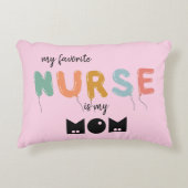 Meine Lieblingsnahrung ist die Typografie meiner M Dekokissen (Vorderseite)