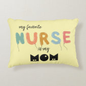 Meine Lieblingsnahrung ist die Typografie meiner M Dekokissen (Vorderseite)