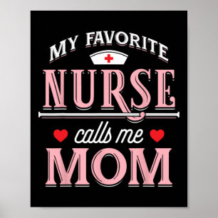 Meine Lieblingsnahrung nennt mich Mama - Mutterges Poster
