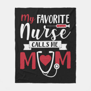 Meine Lieblingsnahrung nennt mich Mama Nursing Sch Fleecedecke