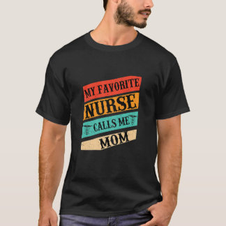 Meine Lieblingsnahrung nennt mich Mama Vintag Nurs T-Shirt