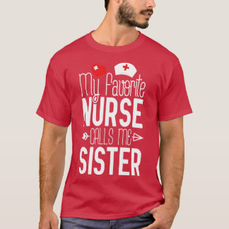 Meine Lieblingsnahrung nennt mich Schwester Nurse T-Shirt