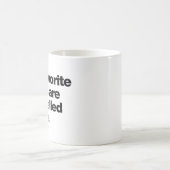 Meine Lieblingspläne sind abgesagte Pläne Kaffeetasse (Mittel)