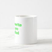Meine Lieblingspläne sind abgesagte Pläne Kaffeetasse (Mittel)