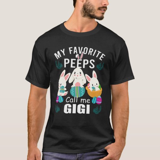 Meine Lieblingspöne nennen mich Gigi Niedliches Os T-Shirt (Vorderseite)