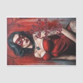 Meine Lieblingsposition ist CEO Female Decoupage Seidenpapier