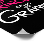 Meine Lieblingsprinzessin nennt mich Grammy Daught Poster (Ecke)