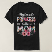 Meine Lieblingsprinzessin nennt mich Mama Tochter T-Shirt (Design vorne)