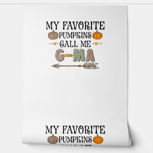 Meine Lieblingspumpkins nennen mich G-MA Oma Thank Tapete