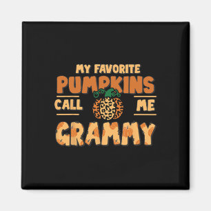 Meine Lieblingspumpkins nennen mich Grammy Ernteda Magnet