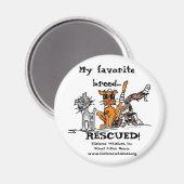 Meine Lieblingsrasse.............................. Magnet (Vorderseite/Rückseite)