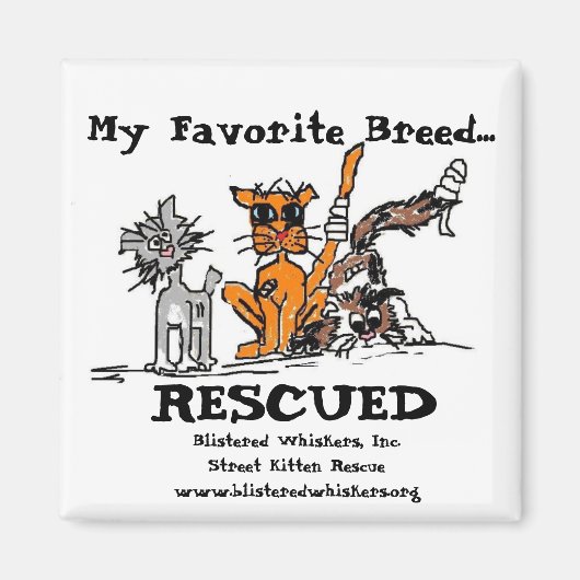 Meine Lieblingsrasse..., WIEDER, Magnet (Vorne)