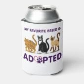 Meine Lieblingsrasse wird Adoptiert - Katzen Dosenkühler (Kanne Rückseite)