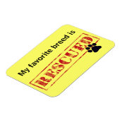 Meine Lieblingsrasse wird gerettet Magnet (Linke Seite)