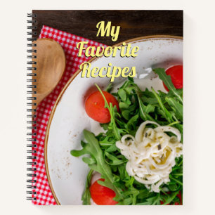 Meine Lieblingsrezepte Cherry Tomaten Salat Notebo Notizblock