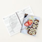 Meine Lieblingsrezepte, Erdbeeren-Notebook Notizblock (Innenseite)