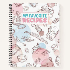 Meine Lieblingsrezepte Notizblock