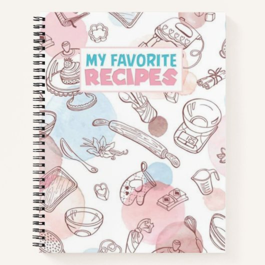 Meine Lieblingsrezepte Notizblock (Vorderseite)