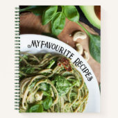 Meine Lieblingsrezepte, Personalisiert, Rezept Buc Notizblock (Vorderseite)