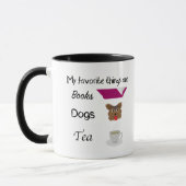 Meine Lieblingssachen Bücher, Hunde, Tee Tasse (Links)