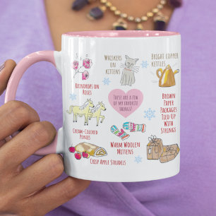 Meine Lieblingssachen Süßer Sound of Music Weihnac Tasse
