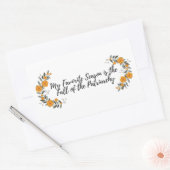 Meine Lieblingssaison ist der Fall des Patriarchat Rechteckiger Aufkleber (Umschlag)