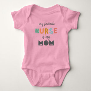 Meine Lieblingsschwester ist meine Mama Niedlich P Baby Strampler