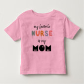 Meine Lieblingsschwester ist meine Mama Niedlich P Kleinkind T-shirt (Vorderseite)