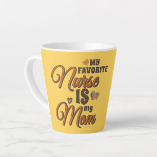 Meine Lieblingsschwester ist meine Mama Retro Vibe Milchtasse