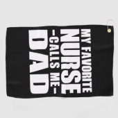 Meine Lieblingsschwester nennt mich Papa Golfhandtuch (Horizontal)