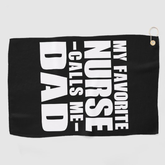 Meine Lieblingsschwester nennt mich Papa Golfhandtuch (Horizontal)