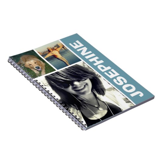 Meine Lieblingssendung ist das blaue Foto-Collage- Notizblock (Rechte Seite)