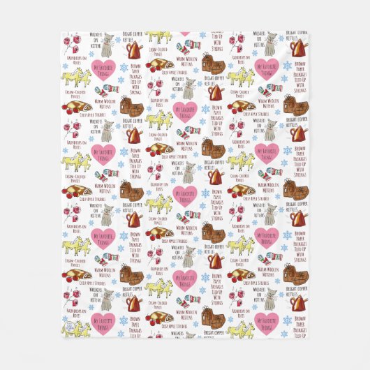 Meine Lieblingssendungen Niedlich gemütlich Der Kl Fleecedecke (Vorderseite)