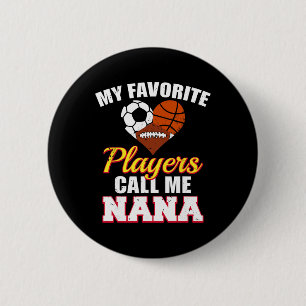 Meine Lieblingsspieler Fußball Basketball Football Button