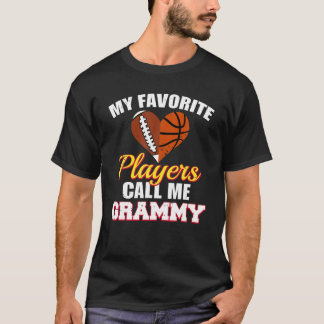 Meine Lieblingsspieler nennen mich Grammy Funny Fo T-Shirt