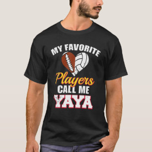 Meine Lieblingsspieler nennen mich Yaya Football V T-Shirt