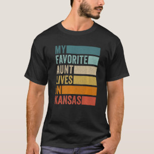 Meine Lieblingstante lebt in Kansas Vintag T-Shirt