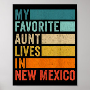 Meine Lieblingstante lebt in New Mexico Vintage Poster