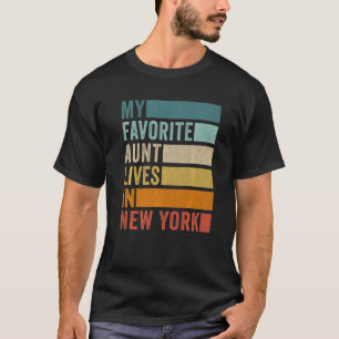 Meine Lieblingstante lebt Vintag in New York T-Shirt