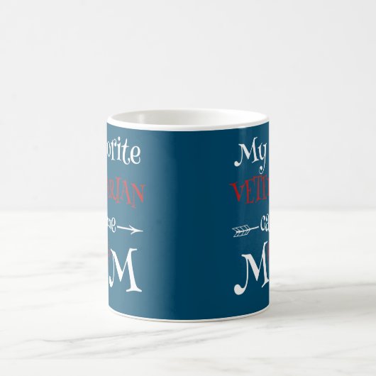 Meine Lieblingstierärztin nennt mich Mama Funny Kaffeetasse (Mittel)