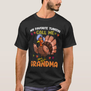 Meine LieblingsTürkei nennt mich Oma Women Flock T-Shirt
