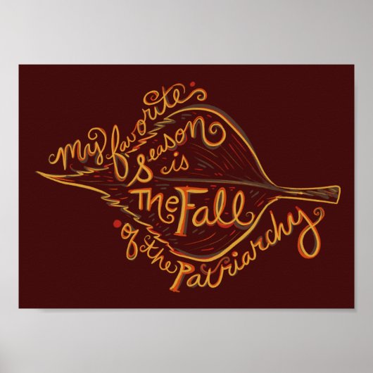 Meine Lieblingszeit ist der Fall der Patriarchie Poster (Vorne)