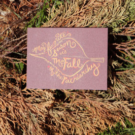 Meine Lieblingszeit ist der Fall der Patriarchie Postkarte