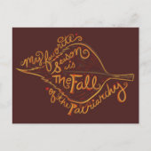 Meine Lieblingszeit ist der Fall der Patriarchie Postkarte (Vorderseite)