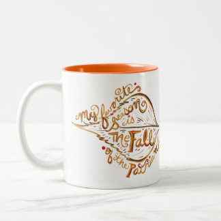 Meine Lieblingszeit ist der Fall der Patriarchie Zweifarbige Tasse